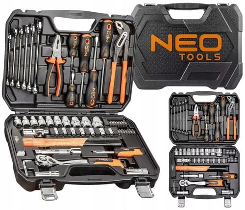 Zestaw Narzędzi NEO Walizka Uniwersalny - Klucze Nasadowe 56 el. na Arena.pl