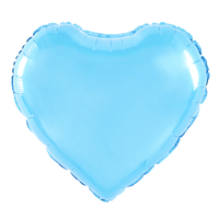 Balon foliowy serce niebieskie, 45 cm