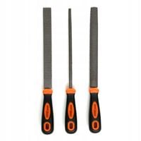 Zestaw pilników do drewna 200mm pilnik drewno zestaw 3 sztuki KD10892