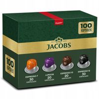 !Kapsułki Jacobs Lungo, Espresso do Nespresso(r)* 100 kaw, 90+10 kaw GRATIS