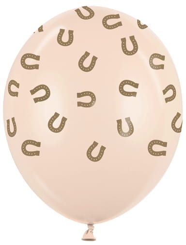 Balony 30 cm, Podkowy, alabastrowy zdjęcie 1