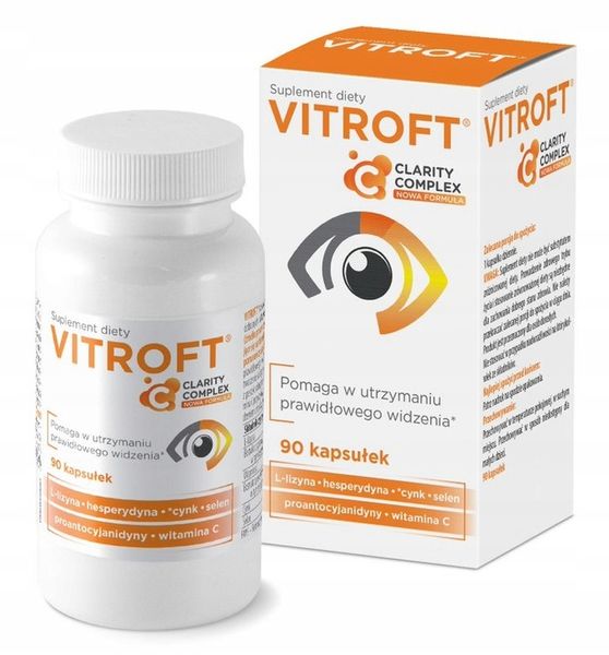 Vitroft Formuła Clarity Complex wzrok 90 kapsułek zdjęcie 1