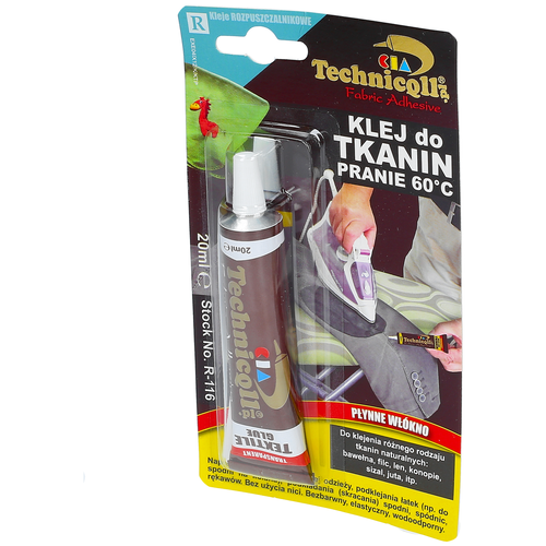 KLEJ DO TKANIN TECHNICQLL 20ML na Arena.pl