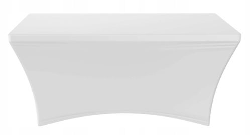Pokrowiec na stół cateringowy BIAŁY 180cm na Arena.pl