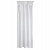 Firana gotowa na taśmie REBECCA 140x250 Eurofirany biała