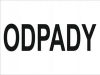 MAGNES Naklejka ODPADY na magnesie TABLICA 40x30