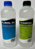 Glikol propylenowy 1l + Gliceryna roślina GLIKOL I GLICERYNA 1l~2,3kg