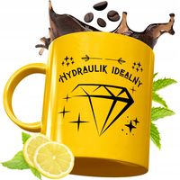 Złoty Kubek Premium Dla Hydraulika Prezent Z Nadrukiem Ze Zdjęciem