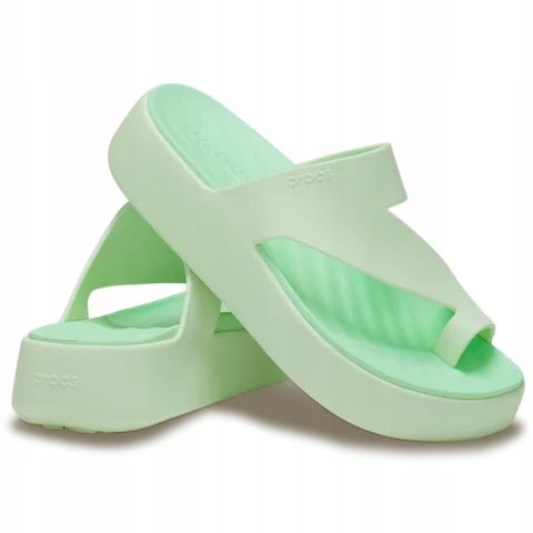 Crocs Wygodne Lekkie Damskie Buty Klapki Getaway Platform Toe Loop 36-37 na Arena.pl