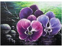 50X70CM STORCZYK STAWEM OBRAZ POKOJU DREWNINE