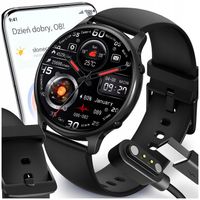 SMARTWATCH MĘSKI MENU POLSKIE WODOODPORNY SPORT ROZMOWY SMART WATCH PL