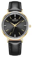 zegarek damski giewont sapphire złoto czarny gw5390-a4
