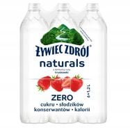 WODA ŻYWIEC ZDRÓJ NATURALS TRUSKAWKA ZERO 6x1,2L
