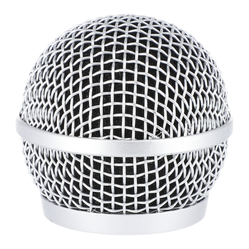 Siatka Grill Główka Sitko mikrofon Shure PG48 PG58 Srebrny gąbka ORYGINAŁ na Arena.pl