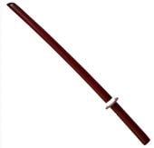 Boken, Bokken Miecz treningowy czerowny dąb dla dzieci