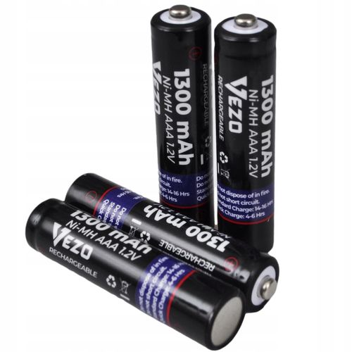 Akumulator niklowo-metalowo-wodorkowy (NiMH) VEZO AAA (R3) 1300 mAh 4 szt. na Arena.pl