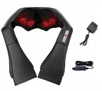 ORYGINALNY masażer SHIATSU RAMION KARKU SZYI 3D relaks w domu / samochodzie