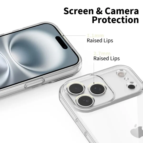 etui tech-protect flexair na iphone 17 pro - przezroczyste zdjęcie 2