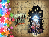 Puzzle tradycyjne - Wodogrzmoty Małe/Gravity Falls