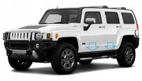 Hummer H3 2006-2010 - Listwy chrom boczne drzwi chromowane ochronne