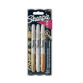 MARKERY PERMANENTNE SHARPIE FINE METALLIC 3 KOL HIT!!!