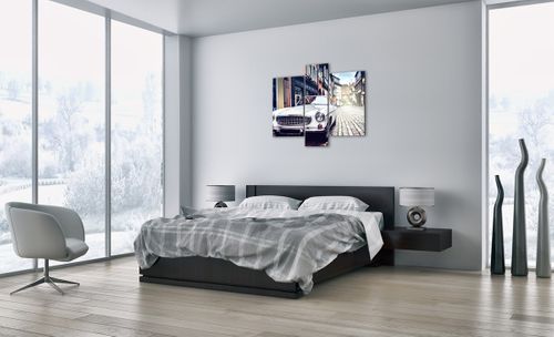 Obraz Na Płótnie - Samochód Uliczka - 95X80 Cm - Cb95X80-3677 na Arena.pl