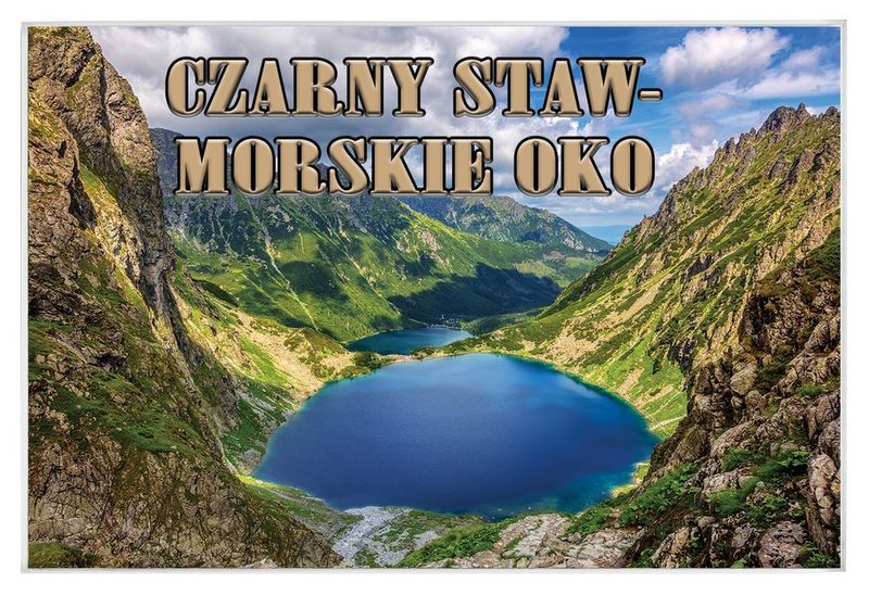 Morskie Oko - magnes szklany zdjęcie 1