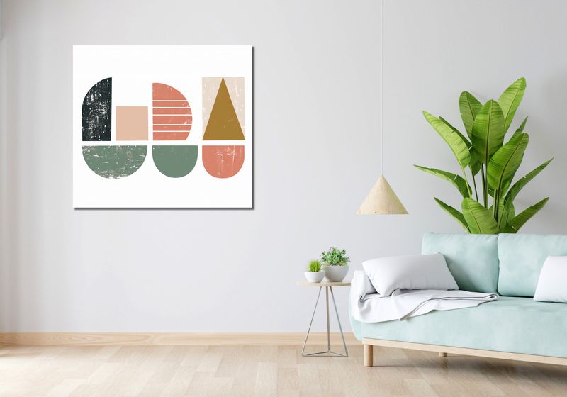 Obraz 100x90cm Ziarnista Symetria zdjęcie 2