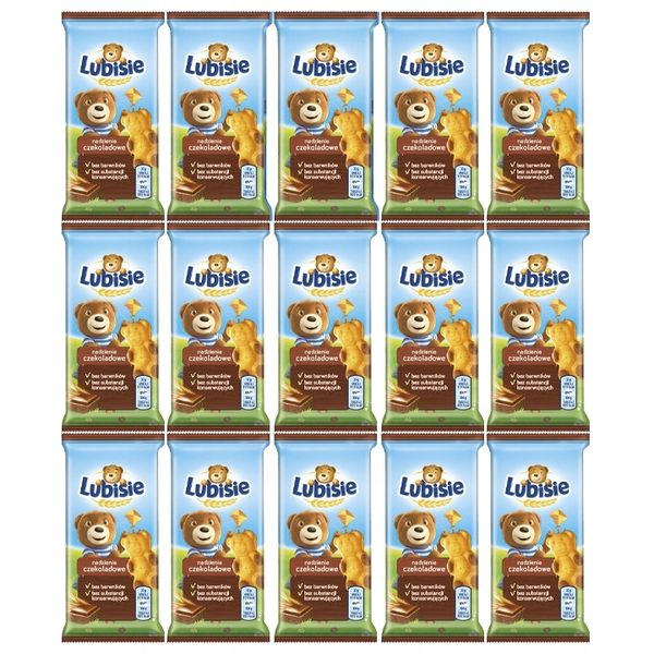 15x LUBISIE CZEKOLADOWE 30G zdjęcie 1