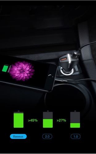 ŁADOWARKA SAMOCHODOWA BASEUS 2X USB QC S9 S9 PLUS na Arena.pl