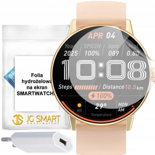 SMARTWATCH DAMSKI ZŁOTY ZEGAREK PL MENU ROZMOWY DYKATFON ZDJĘCIA TŁUMACZ AI na Arena.pl