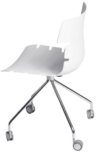 Krzesło Techno Roll białe D2 na Arena.pl