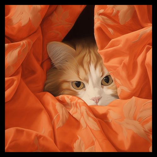 Plakat 30x30cm Ukryty Kot na Arena.pl