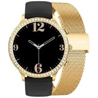 smartwatch gravity złoty pasek i bransoleta  gt5-1
