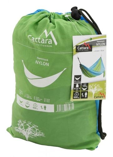 Hamak NYLON 275x137 cm zielono-niebieski na Arena.pl