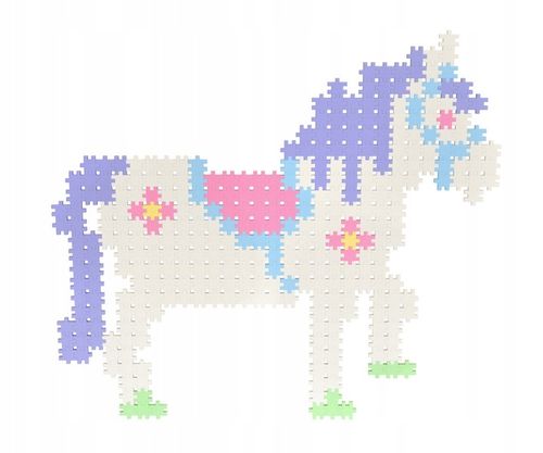 KLOCKI KONSTRUKCYJNE MINI WAFLE Meli Minis Pastel 1200 El PUZZLE MOZAIKA na Arena.pl