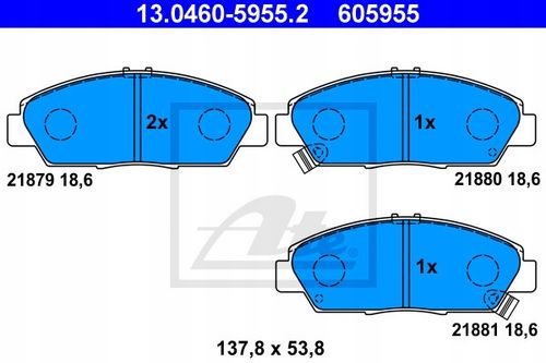 TARCZA HAM PRZOD 260X23 V ATE na Arena.pl