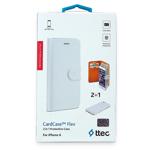 TTEC CardCase Flex Etui iPhone 6/6S białe (2KLYK26B) na Arena.pl