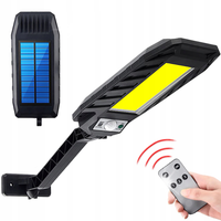 LAMPA SOLARNA ULICZNA LATARNIA 120 LED COB + PILOT