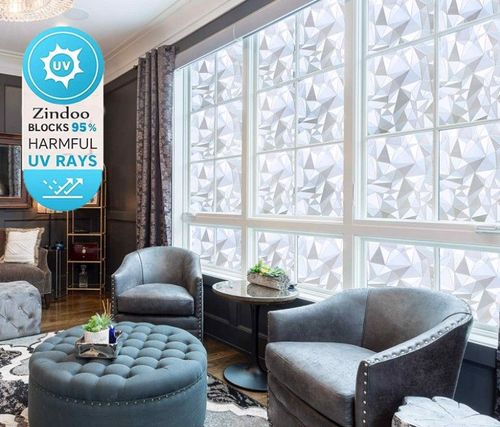 Folia  Okienna 3D 44X200Cm Trójkąty na Arena.pl