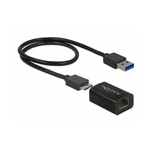 Adapter USB na Ethernet DELOCK 65916 Czarny na Arena.pl