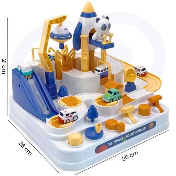 WOOPIE Interaktywny Tor Samochodowy "Kosmiczna Przygoda Pandy" zdjęcie 22