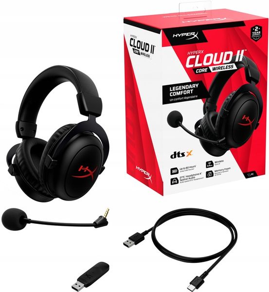 Słuchawki HYPERX Cloud II Core Wireless zdjęcie 14