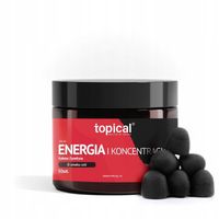 Żelki Topical Cola Eneria i Koncentracja 90g 30szt + GRATISY!