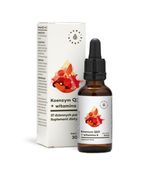 AURA HERBALS Koenzym Q10 + witamina E - w kroplach (30 ml)
