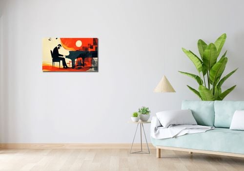 Obraz 70x40cm Pianista na Arena.pl