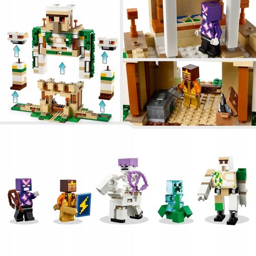 LEGO Minecraft Forteca żelaznego golema 21250 na Arena.pl