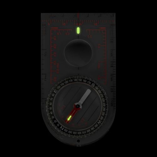 KOMPAS MAPOWY BUSOLA PRZEŹROCZYSTY FOSFORYZUJĄCY HELIKON KOMPAS SCOUT MK2 na Arena.pl