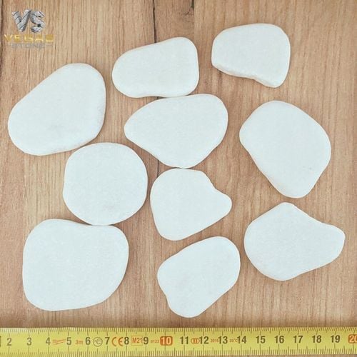 KAMIENIE DO MALOWANIA DLA DZIECI BIAŁE PŁASKIE 4-6CM GŁADKIE ZESTAW na Arena.pl