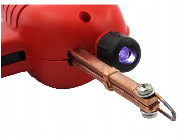Polska lutownica transformatorowa TEX LED 200W RED zdjęcie 5